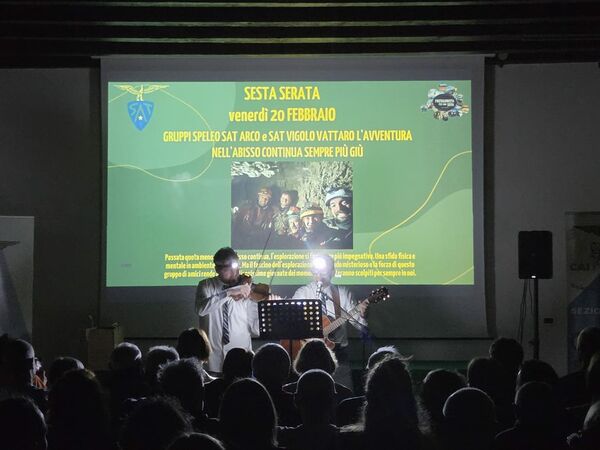 SESTA SERATA  CON I GRUPPI SPELEO SAT ARCO E SAT VIGOLO VATTARO