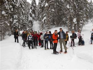 Ciaspolada col gruppo Oltre le Vette al rifugio delle Odle in Val di Funes