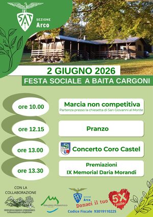 FESTA SOCIALE A BAITA CARGONI